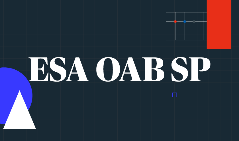 Botão para acessar ESA OAB SP